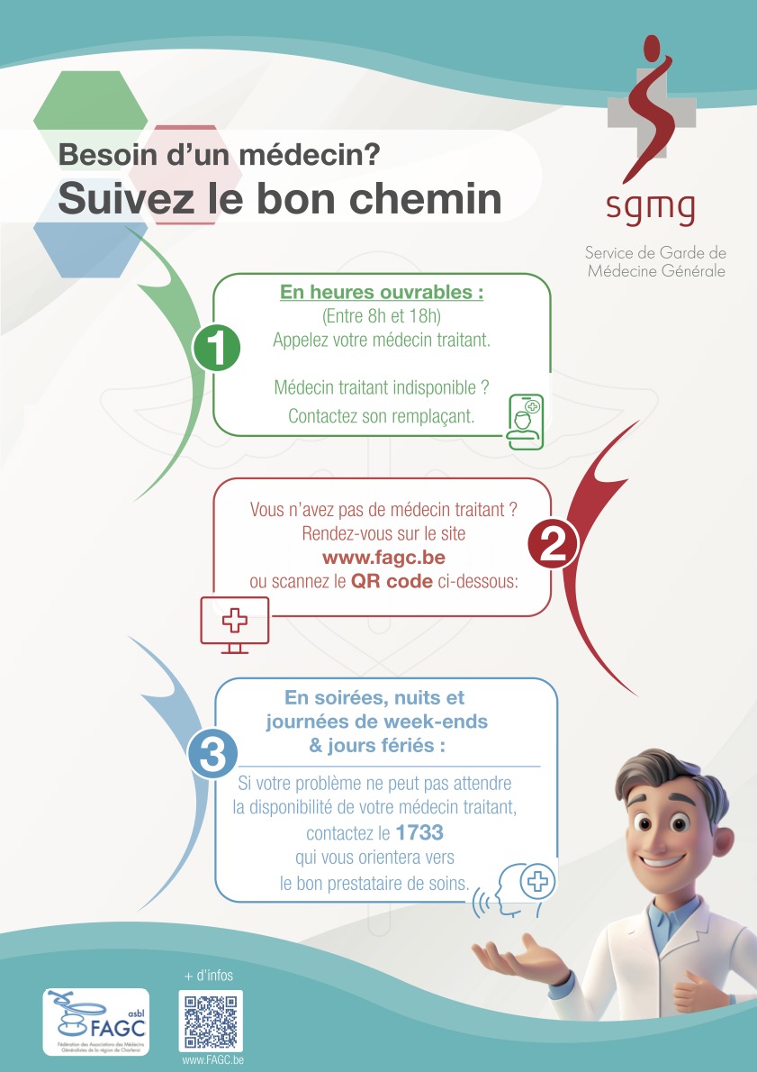 étapes pour soins